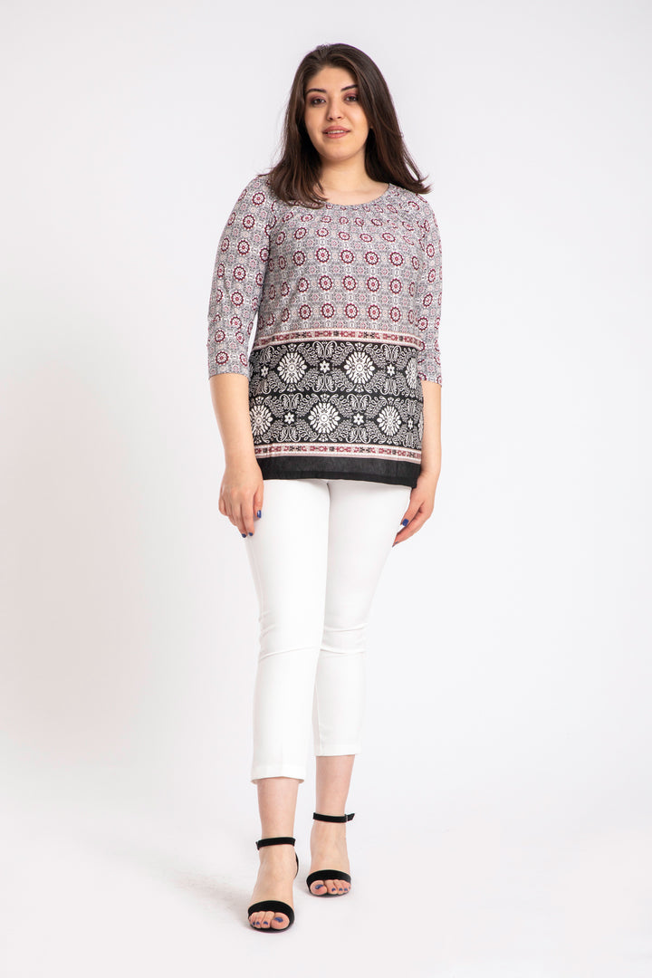 MPL Women's Plus Size Ruffled Blouse - Eden Prairie