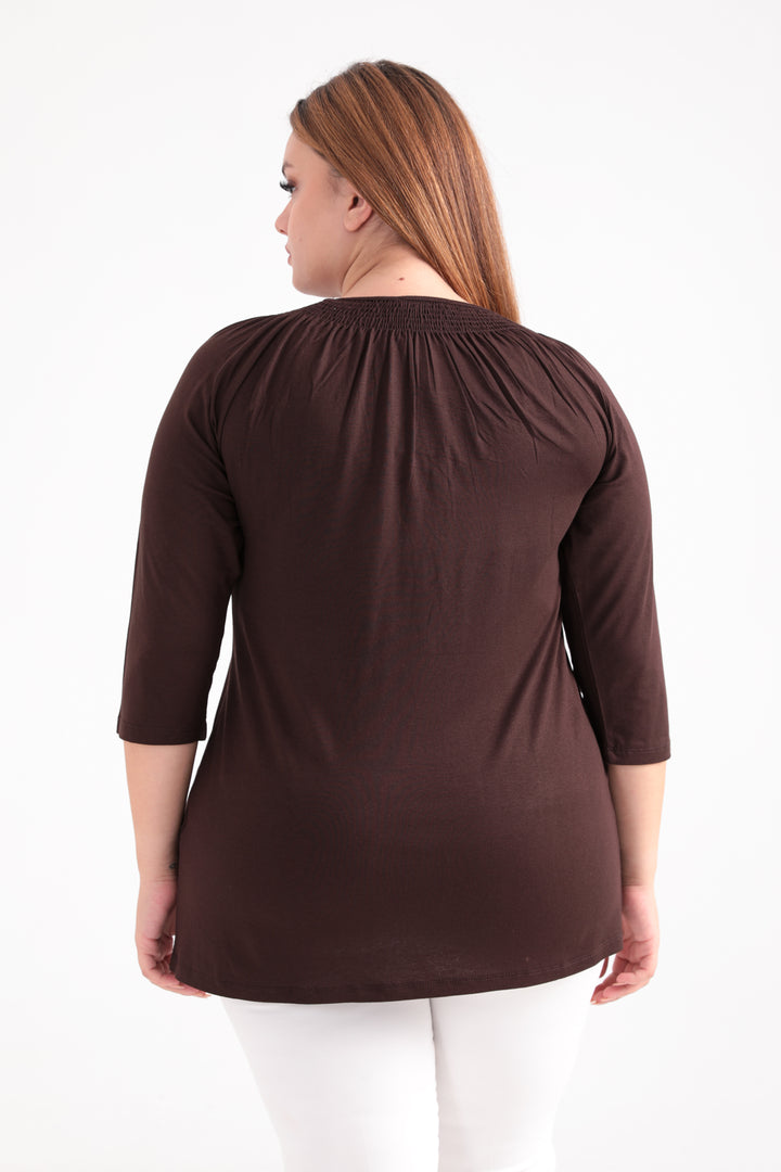 MPL Women's Plus Size Ruffled Blouse - Kavála