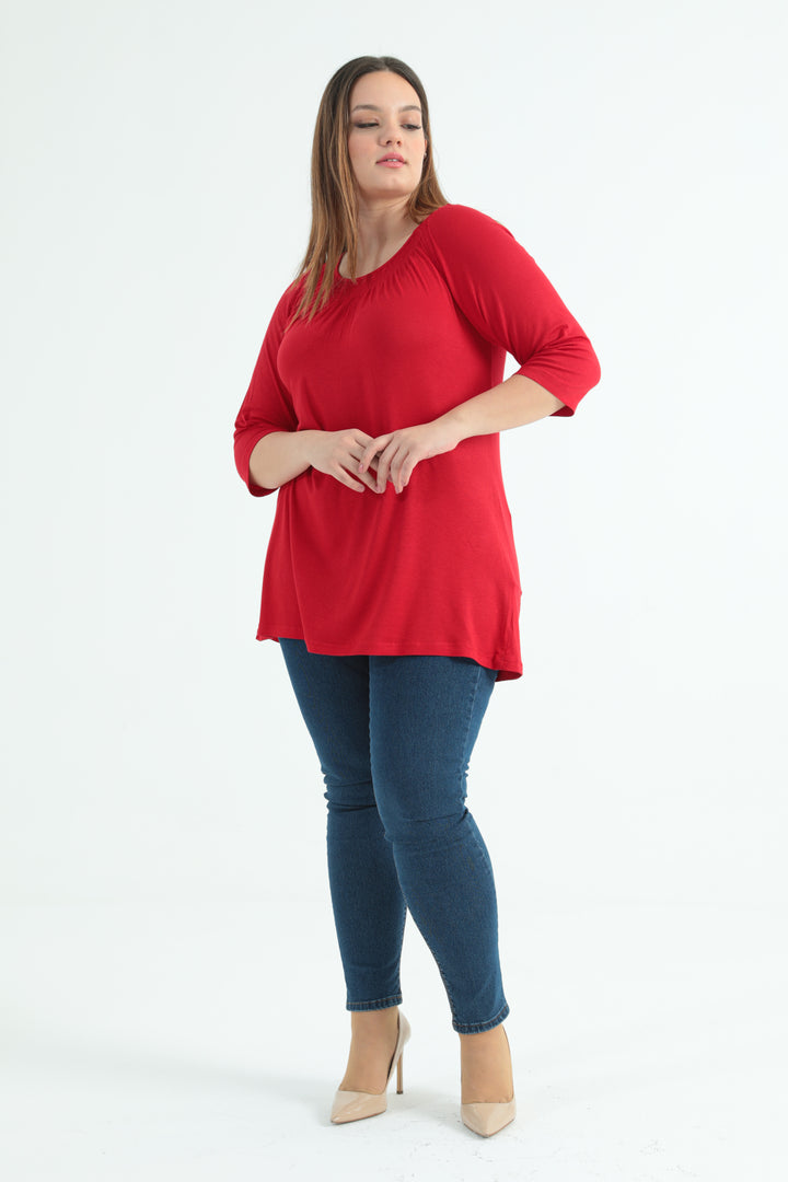 MPL Women's Plus Size Ruffled Blouse - Wedel