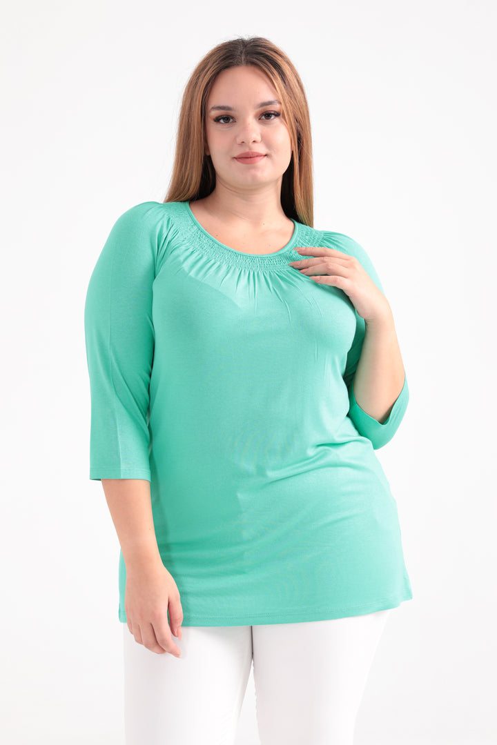 MPL Women's Plus Size Ruffled Blouse - Desio