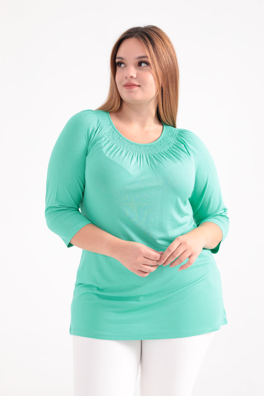 MPL Women's Plus Size Ruffled Blouse - Desio