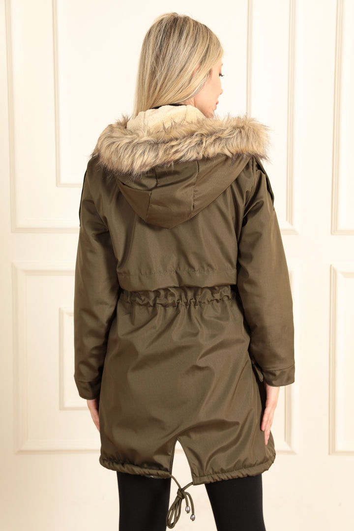 MPL Woman's Hooded Coat with Belt 60045 - Solingen