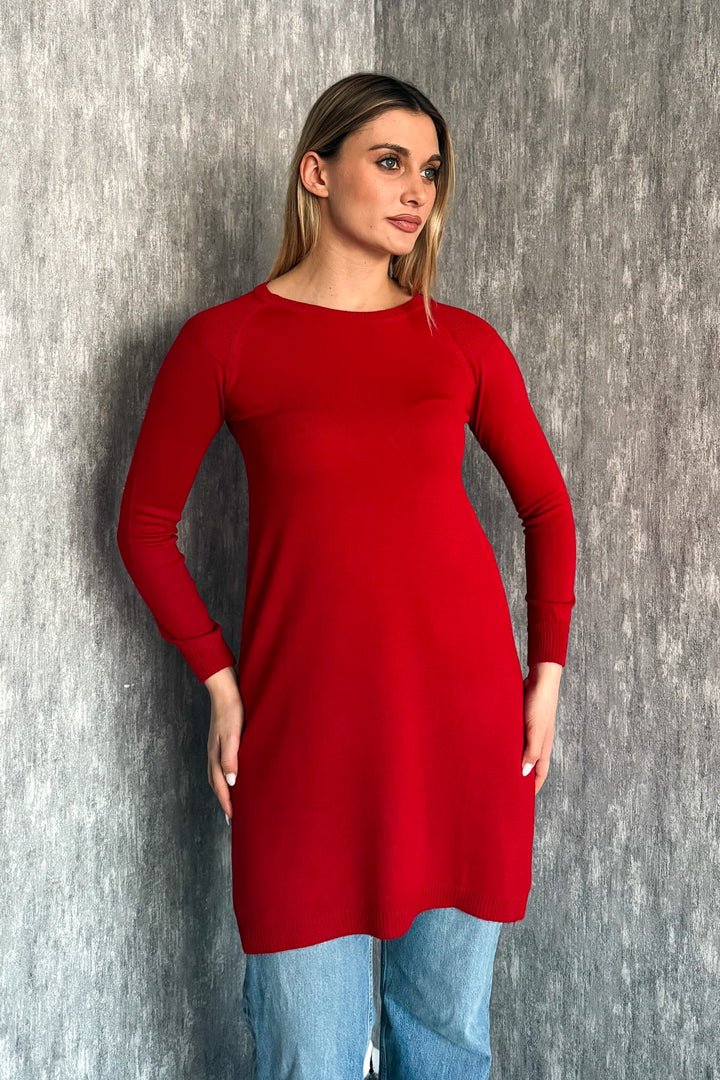 MPL Woman Raglan Sleeve Bell Knit Tunic 4172 - Olbia