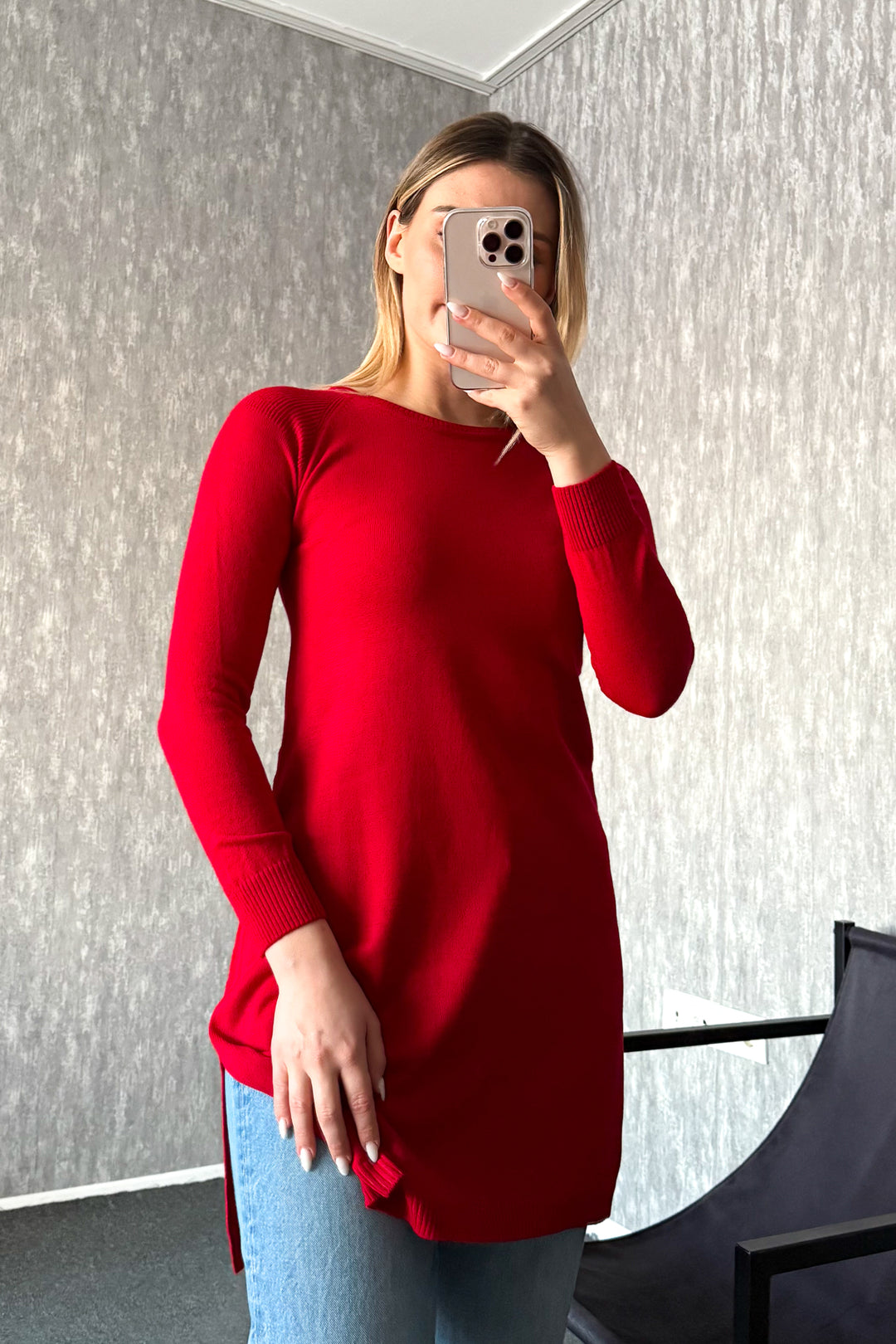 MPL Woman Raglan Sleeve Bell Knit Tunic 4172 - Olbia