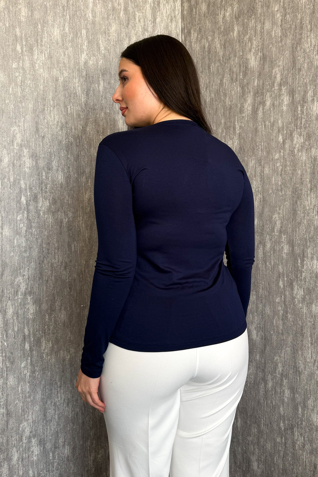 MPL Kadın Büyük Beden Bisiklet Yaka Body 801 - Minneapolis