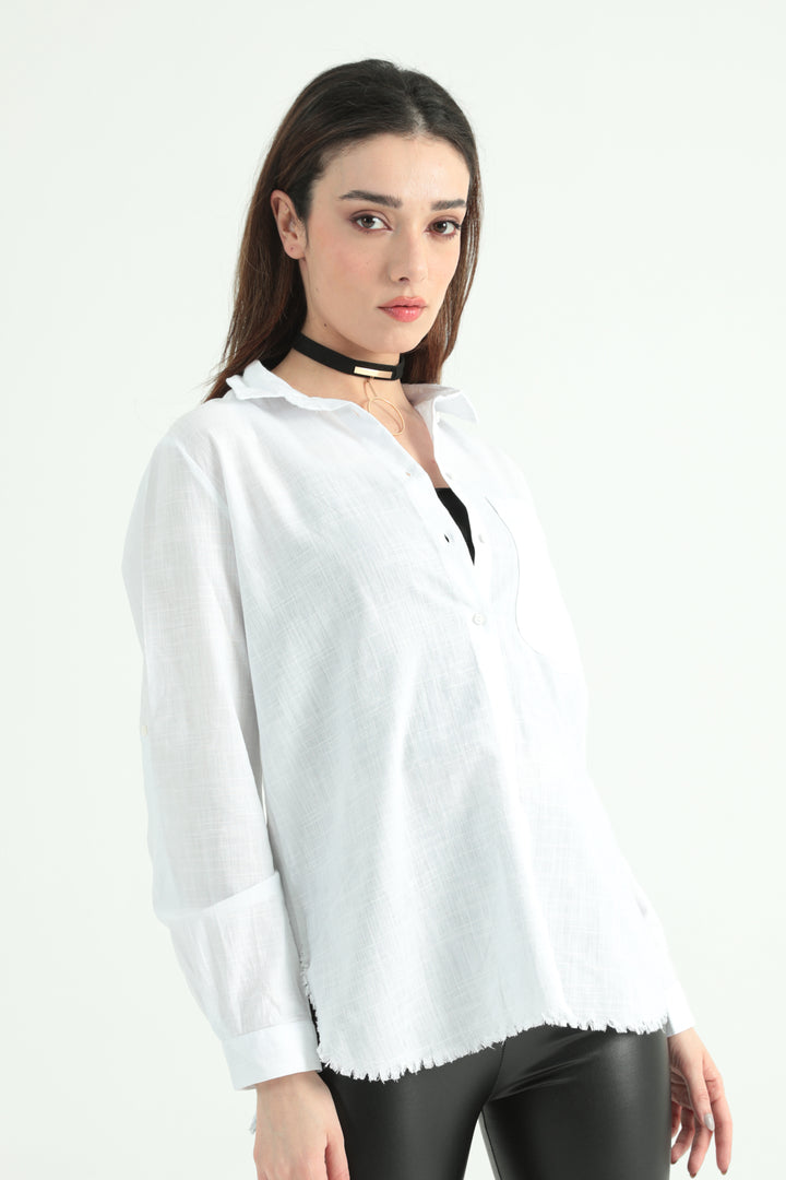 MPL Women's Mandarin Collar Shirt - Longueuil