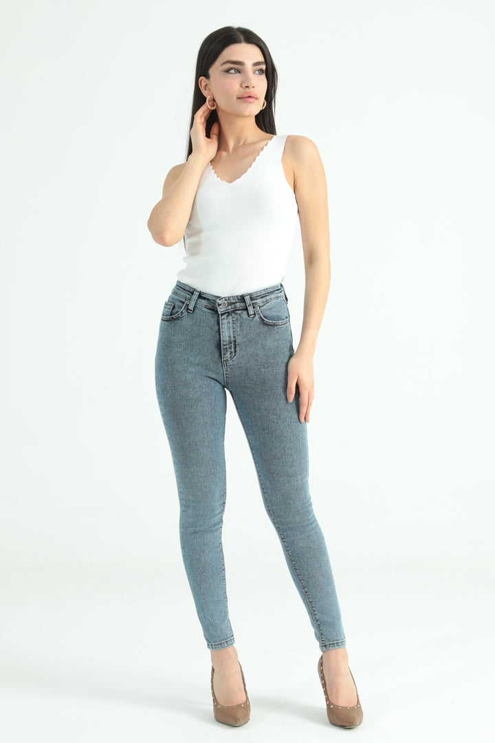 MPL Woman Denim Snow Wash Jeans 1451 - Silves