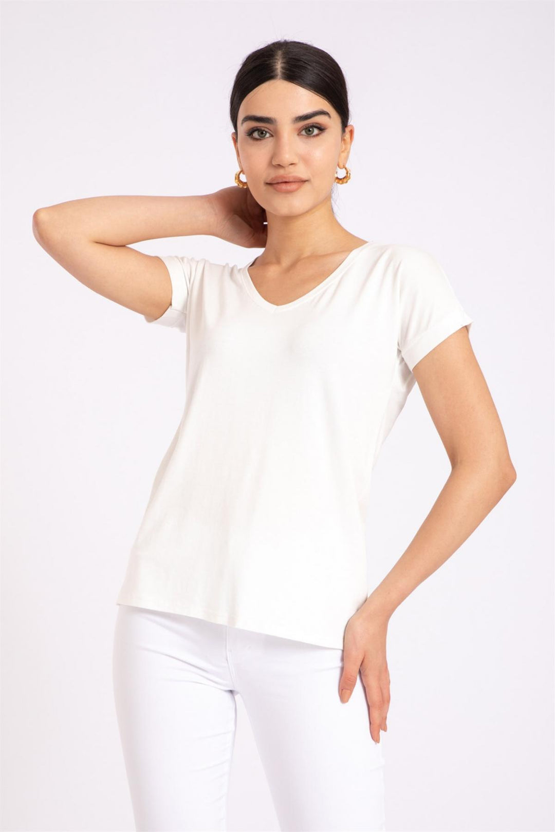 MPL Woman V-neck Slit T-shirt 2000 - Santa Cruz