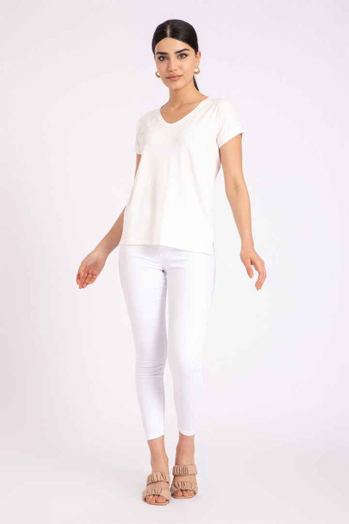 MPL Woman V-neck Slit T-shirt 2000 - Santa Cruz