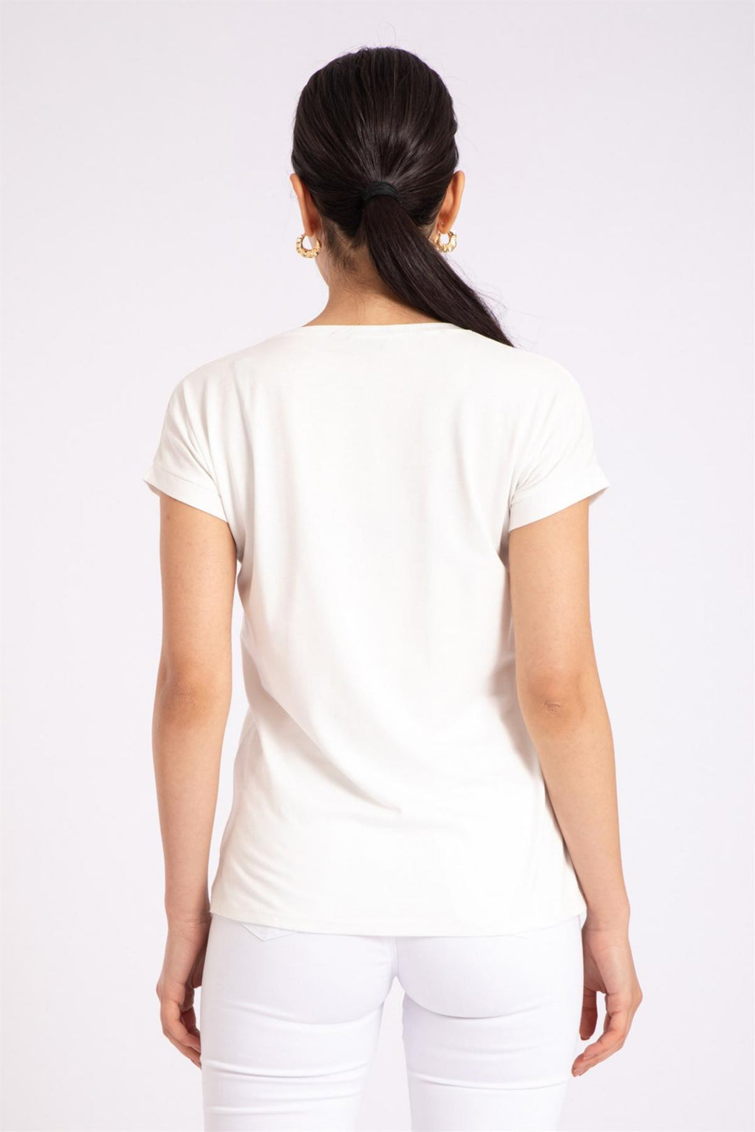 MPL Woman V-neck Slit T-shirt 2000 - Santa Cruz