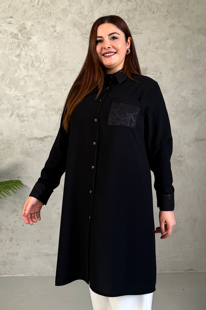 MPL Women's Collar Shiny Shirt 7550 - Catemaco