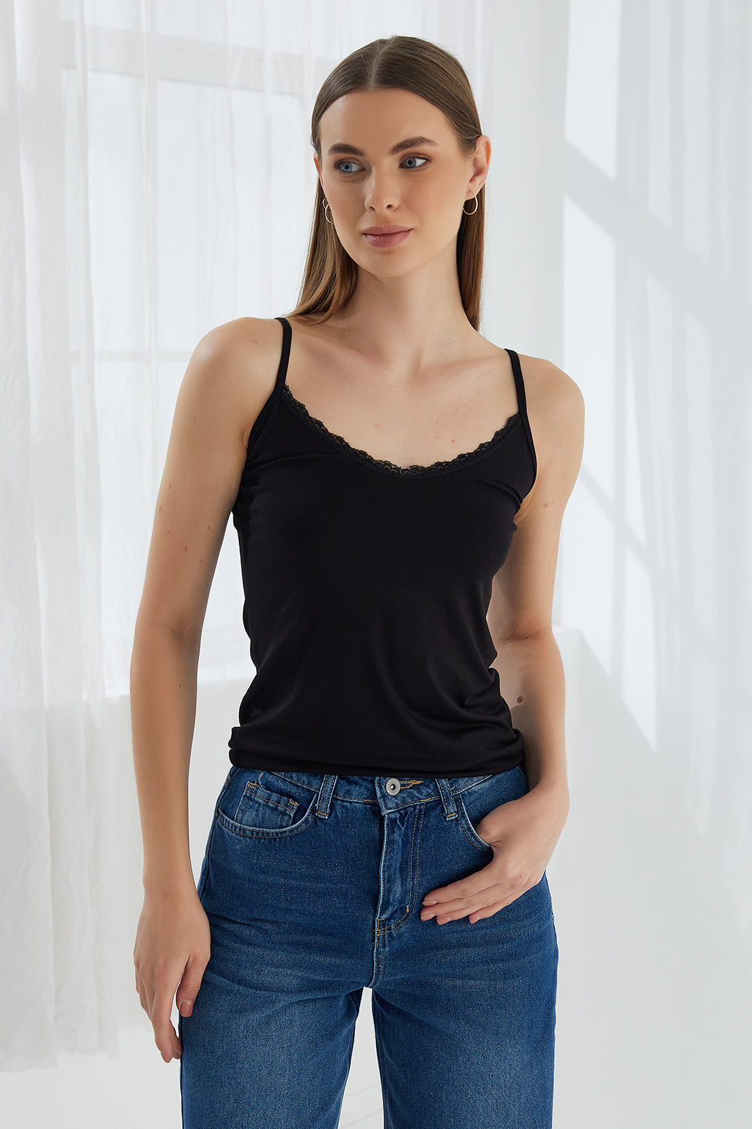 MPL Woman Lace Camisole with String Straps 3377 - Charleroi