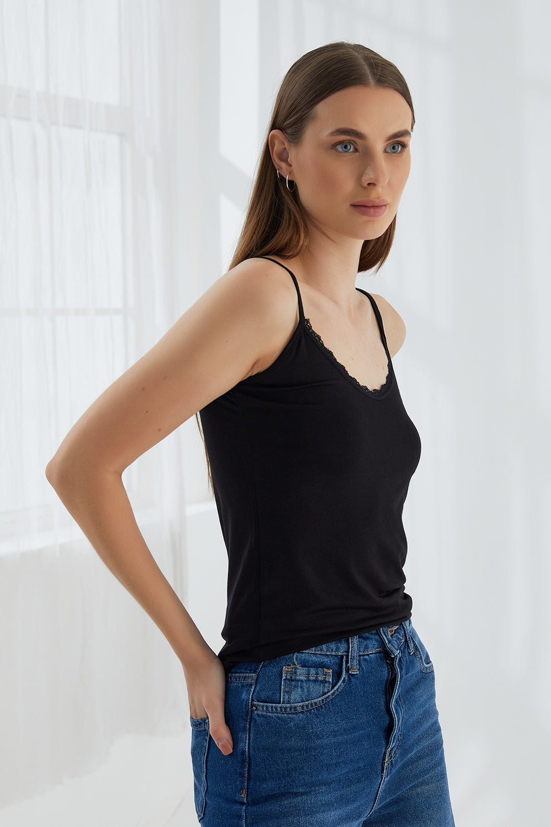 MPL Woman Lace Camisole with String Straps 3377 - Charleroi