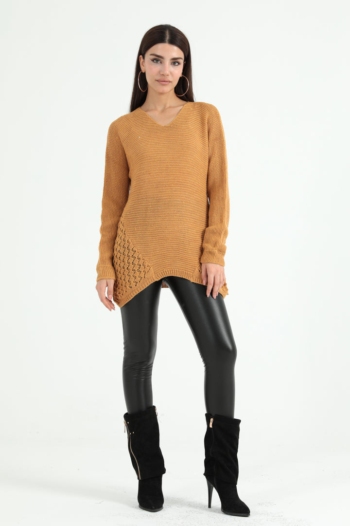 MPL Woman Side Lace Batwing Sweater - Prattville