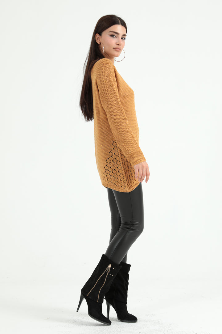 MPL Woman Side Lace Batwing Sweater - Prattville
