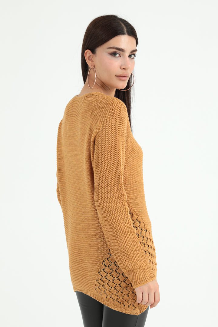 MPL Woman Side Lace Batwing Sweater - Prattville