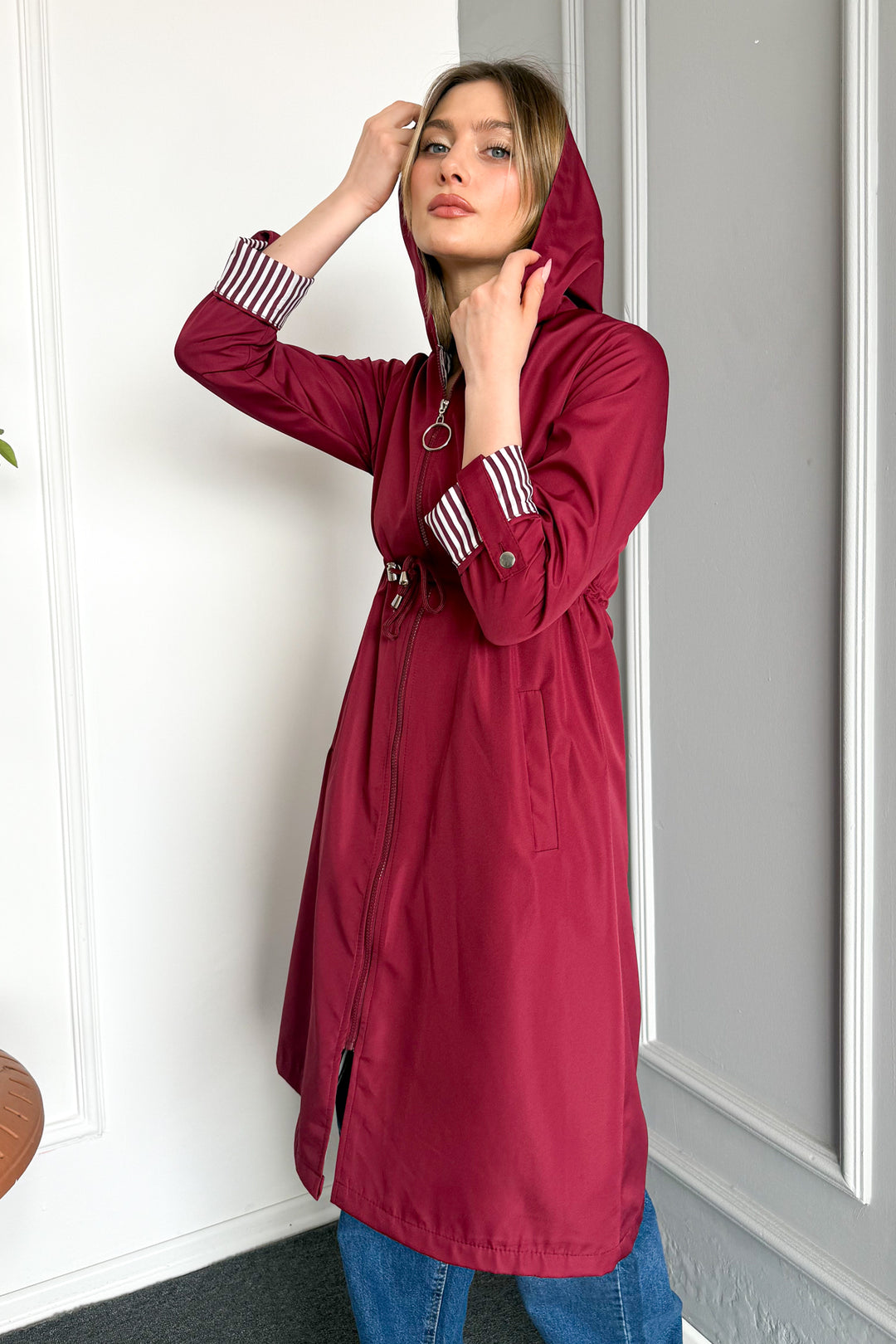 MPL Woman Long Trench Coat 9091 - Lakewood