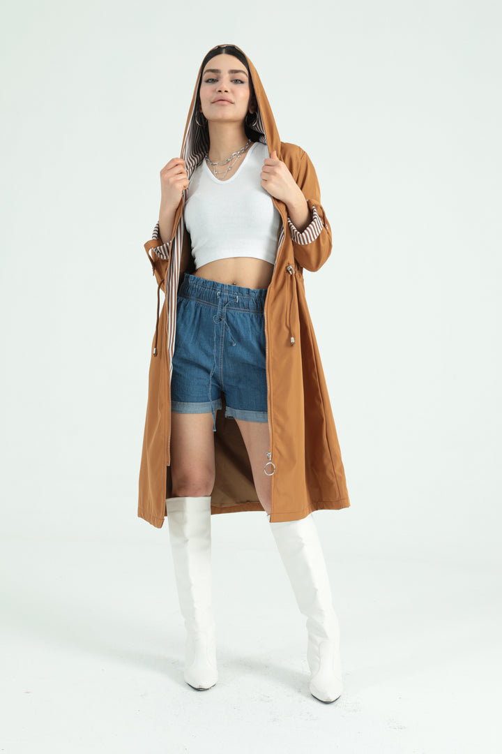 MPL Woman Long Trench Coat 9091 - San Clemente
