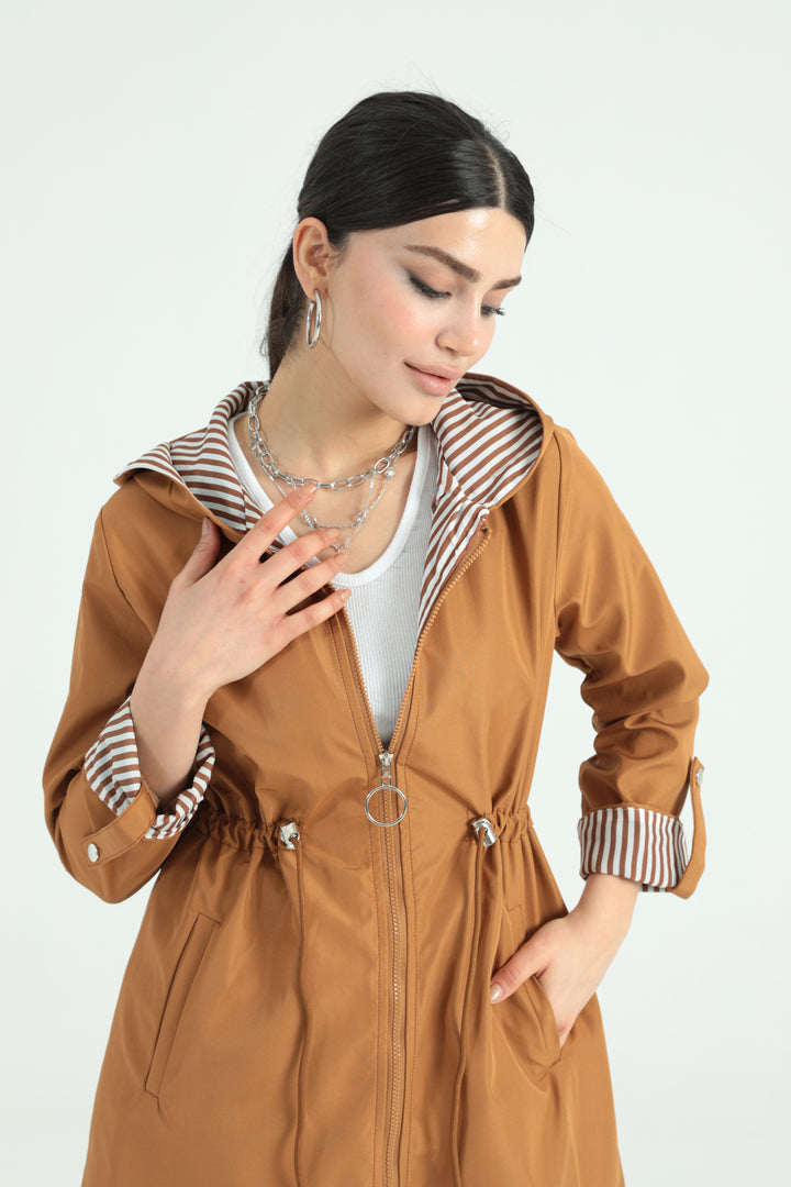 MPL Woman Long Trench Coat 9091 - San Clemente