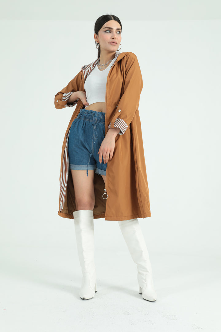 MPL Woman Long Trench Coat 9091 - San Clemente