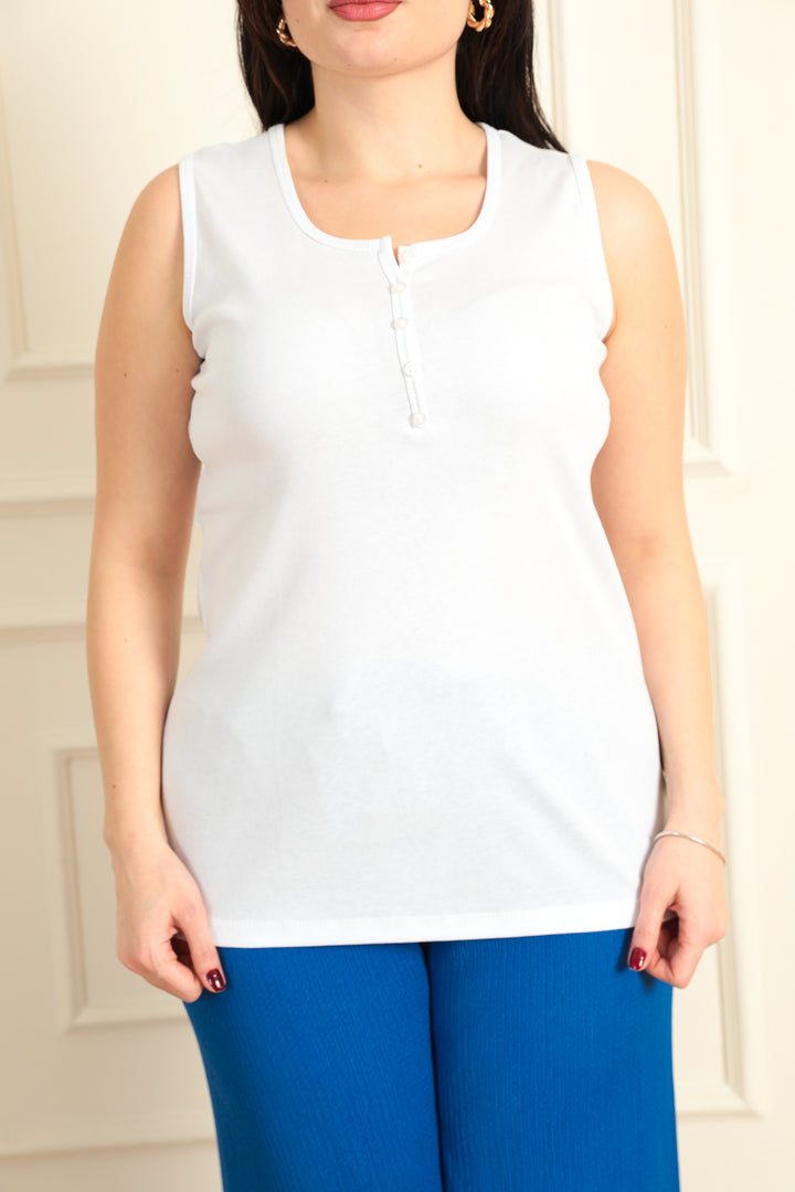 MPL Women's Buttoned Tank Top 2210 - Bologna