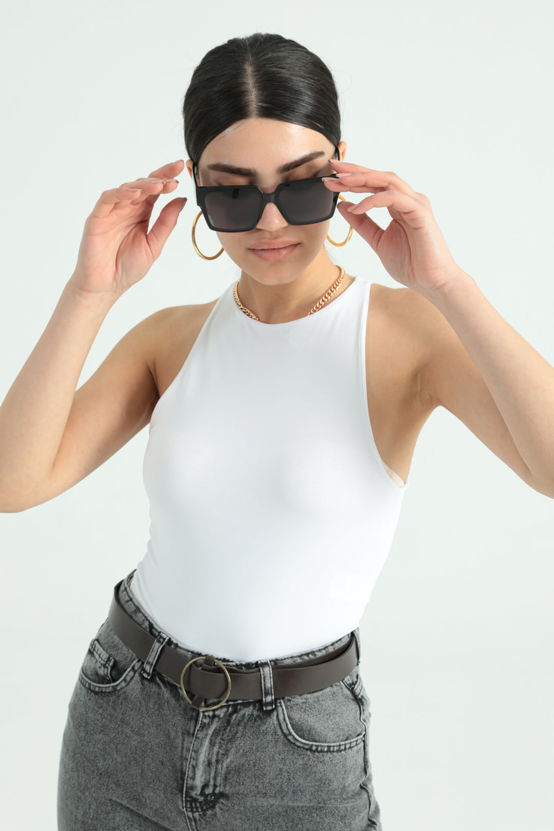 MPL Woman Ruffled Jumpsuit Tank Top 123byk35003 - Gahanna