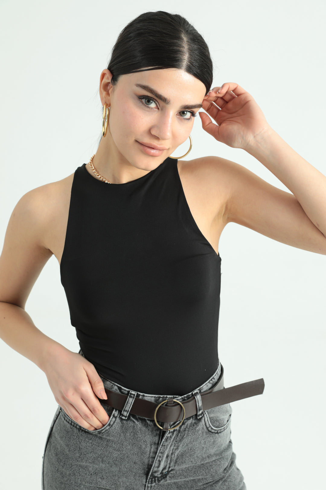 MPL Woman's Ruffled Jumpsuit Tank Top 123byk35003 - León