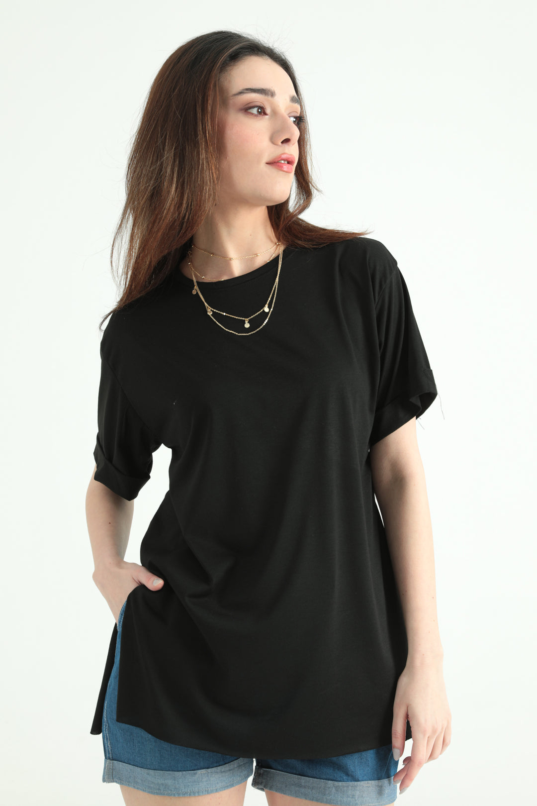 MPL Woman's Slit Long T-shirt - Roubaix