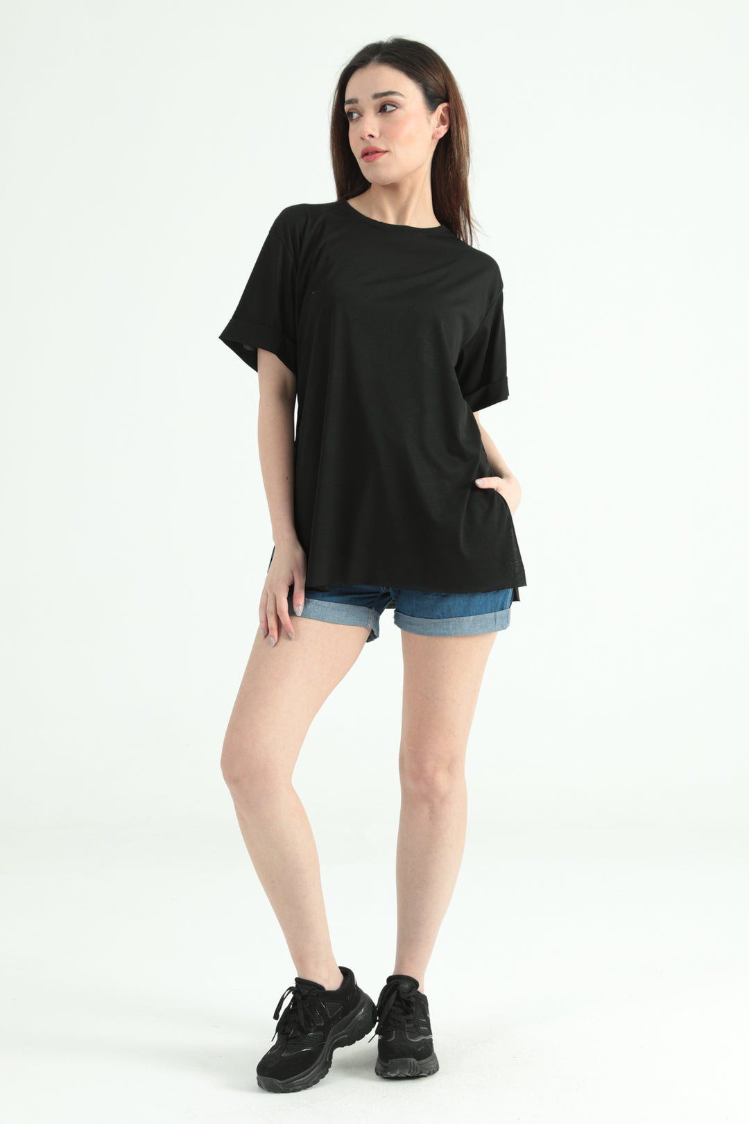 MPL Woman's Slit Long T-shirt - Roubaix