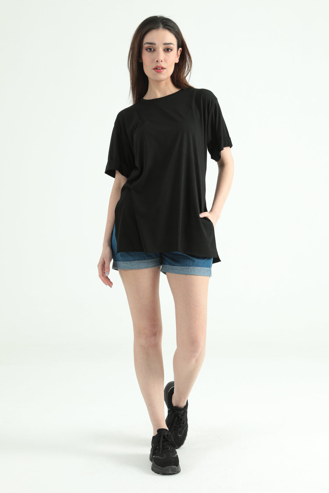 MPL Woman's Slit Long T-shirt - Roubaix