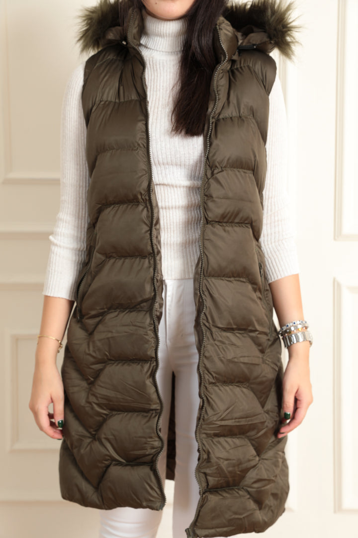 MPL Women's Hooded Puffer Vest 5166 - Braintree