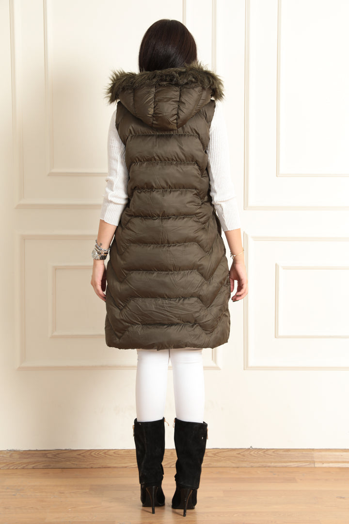MPL Women's Hooded Puffer Vest 5166 - Braintree