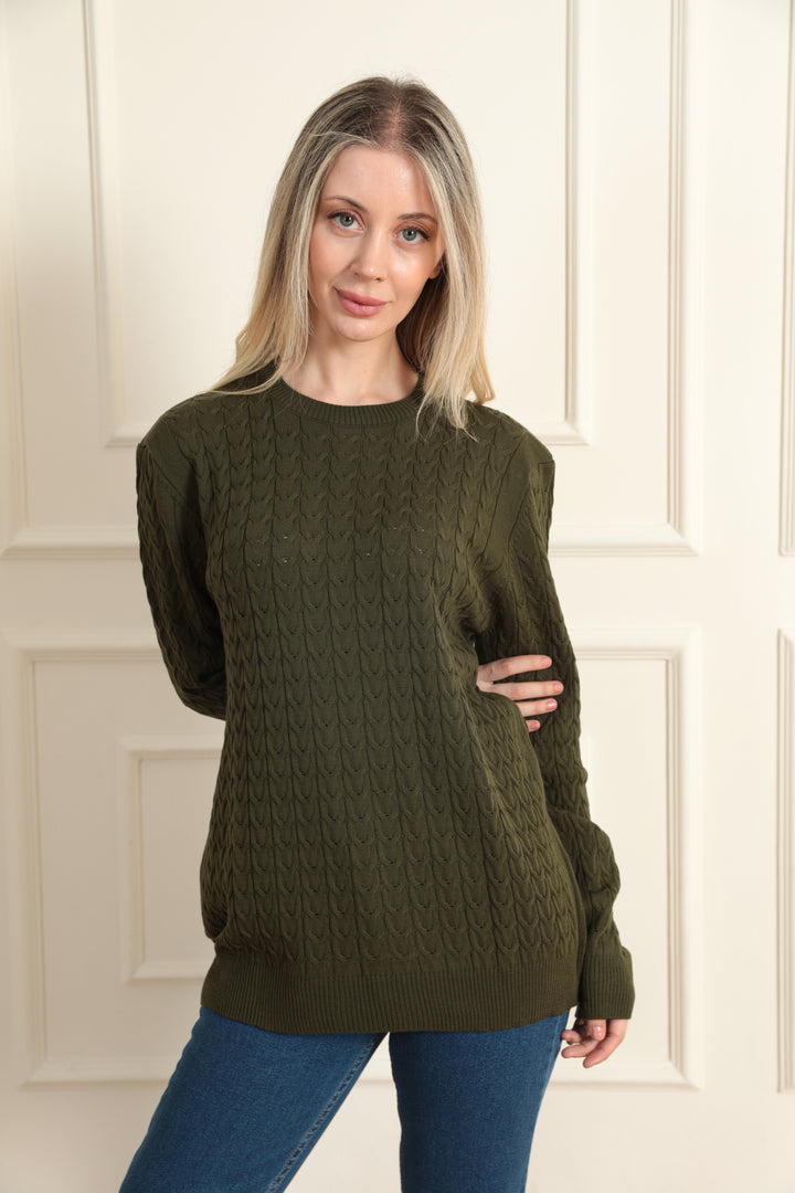 MPL Woman's Cable Knit Sweater - Brasschaat