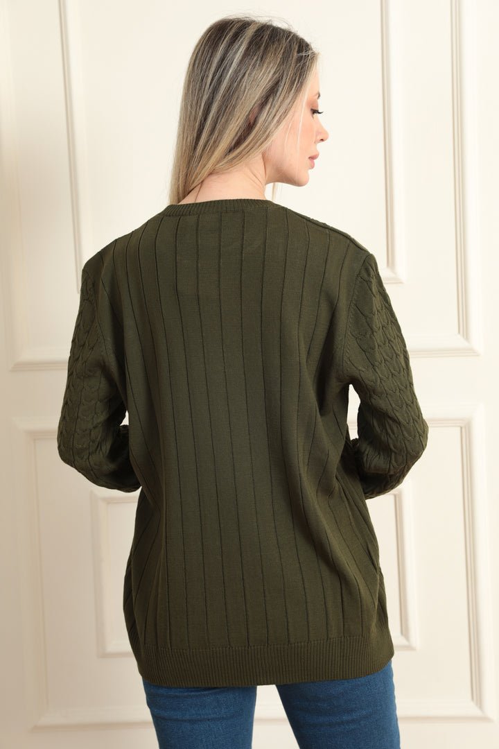 MPL Woman's Cable Knit Sweater - Brasschaat