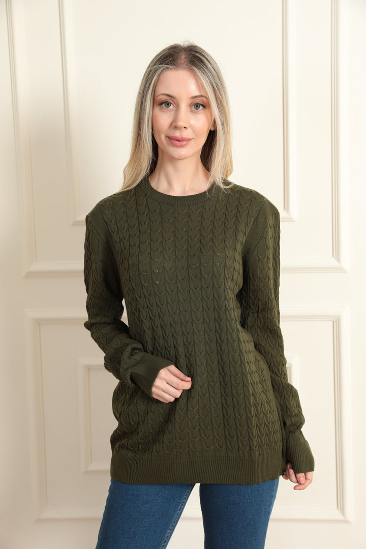 MPL Woman's Cable Knit Sweater - Brasschaat