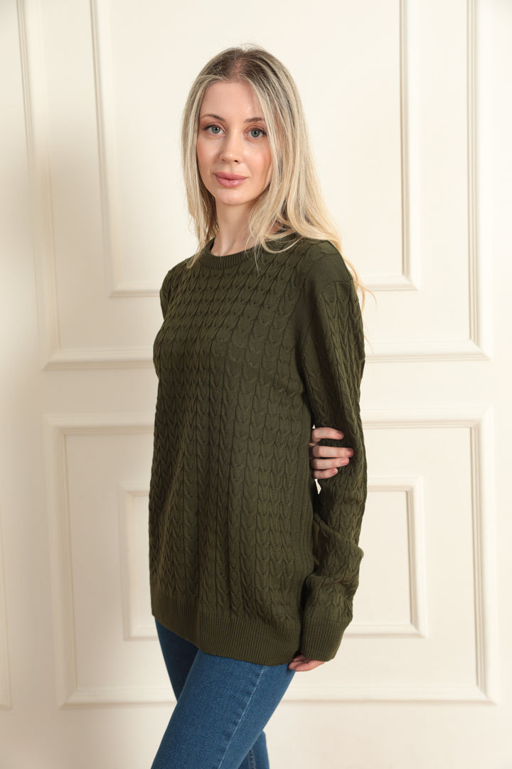 MPL Woman's Cable Knit Sweater - Brasschaat