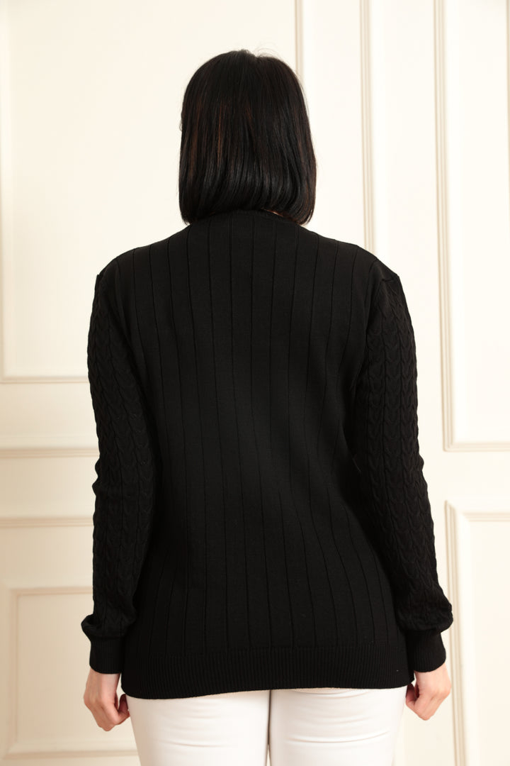 MPL Woman's Cable Knit Sweater - Alexandria