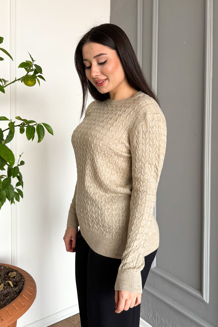 MPL Woman's Cable Knit Sweater - Boynton Beach