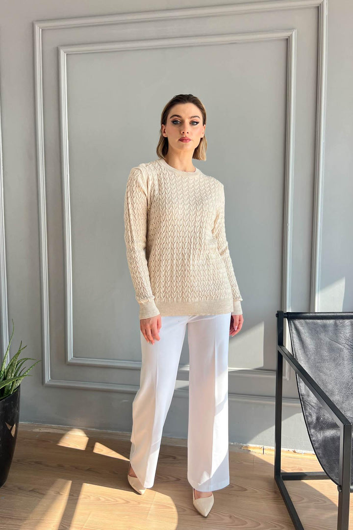MPL Woman's Cable Knit Sweater - Boynton Beach