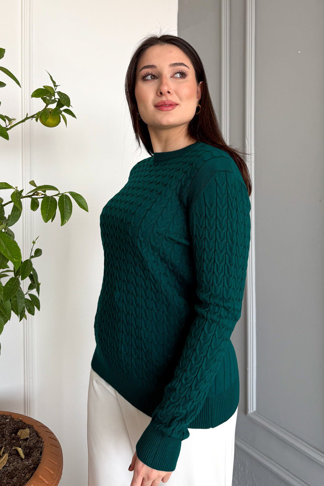MPL Woman Hair Braided Sweater 5421 - San Adrián de Besós