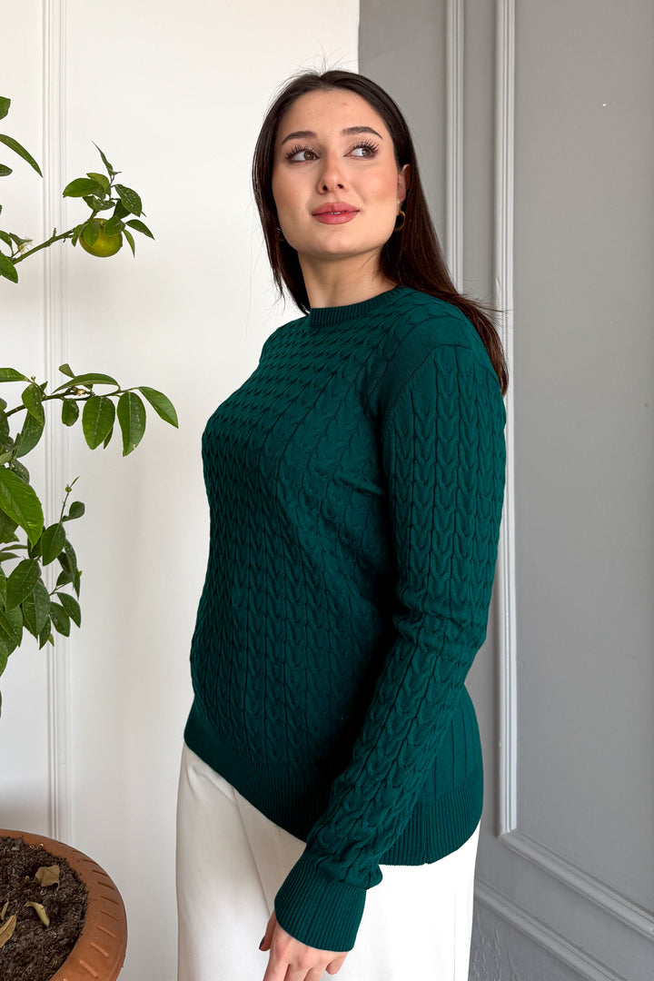 MPL Woman Hair Braided Sweater 5421 - San Adrián de Besós