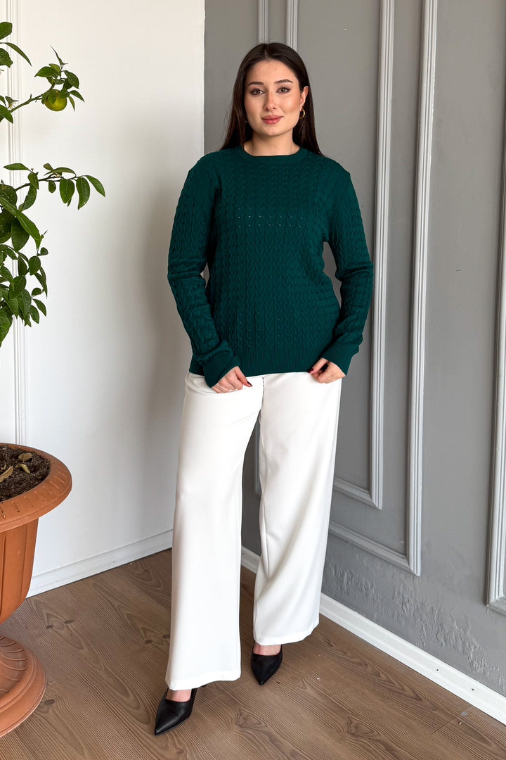 MPL Woman Hair Braided Sweater 5421 - San Adrián de Besós