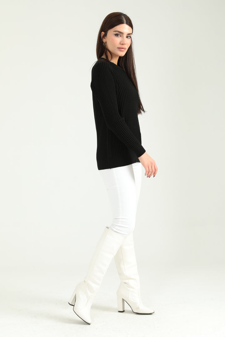 MPL Woman Hair Braided Sweater 5384 - Rezé