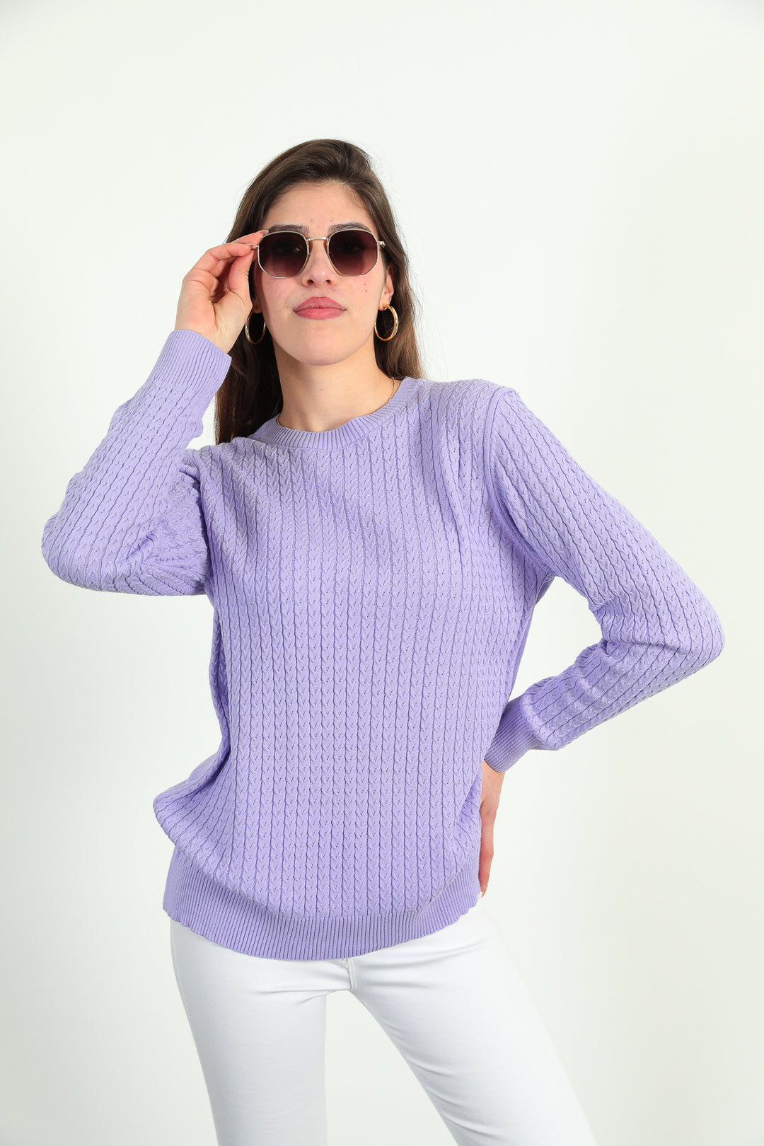 MPL Woman Twisted Knit Sweater 5484 - Durango