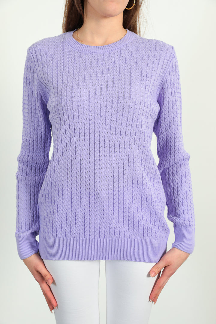 MPL Woman Twisted Knit Sweater 5484 - Durango