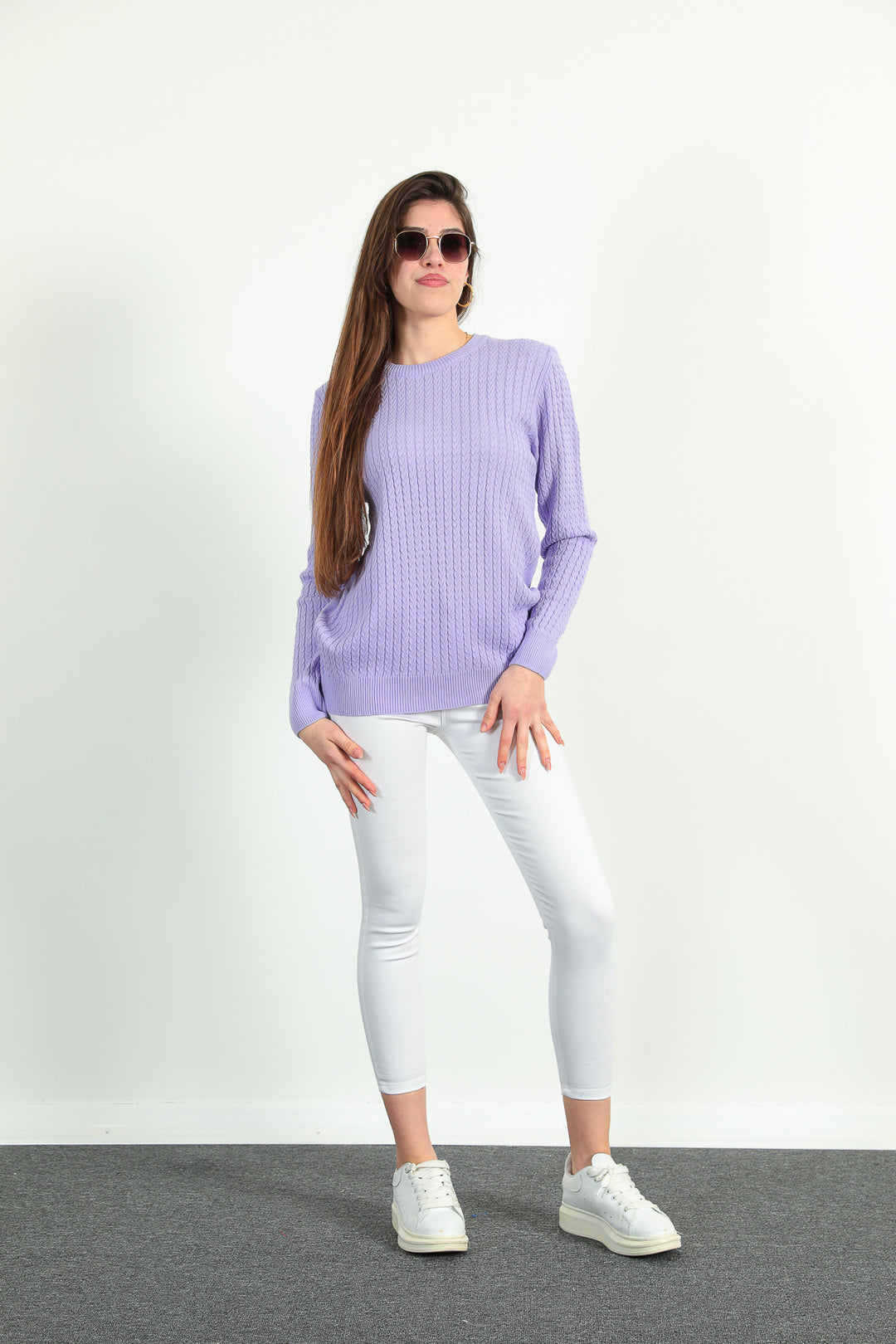 MPL Woman Twisted Knit Sweater 5484 - Durango