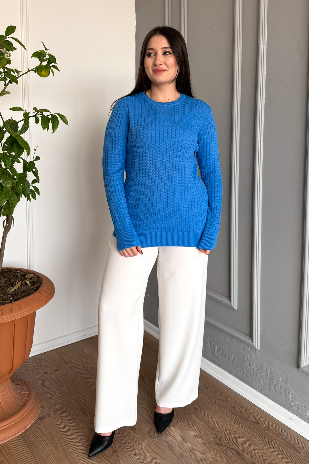 MPL Woman Twisted Knit Sweater 5484 - Southport
