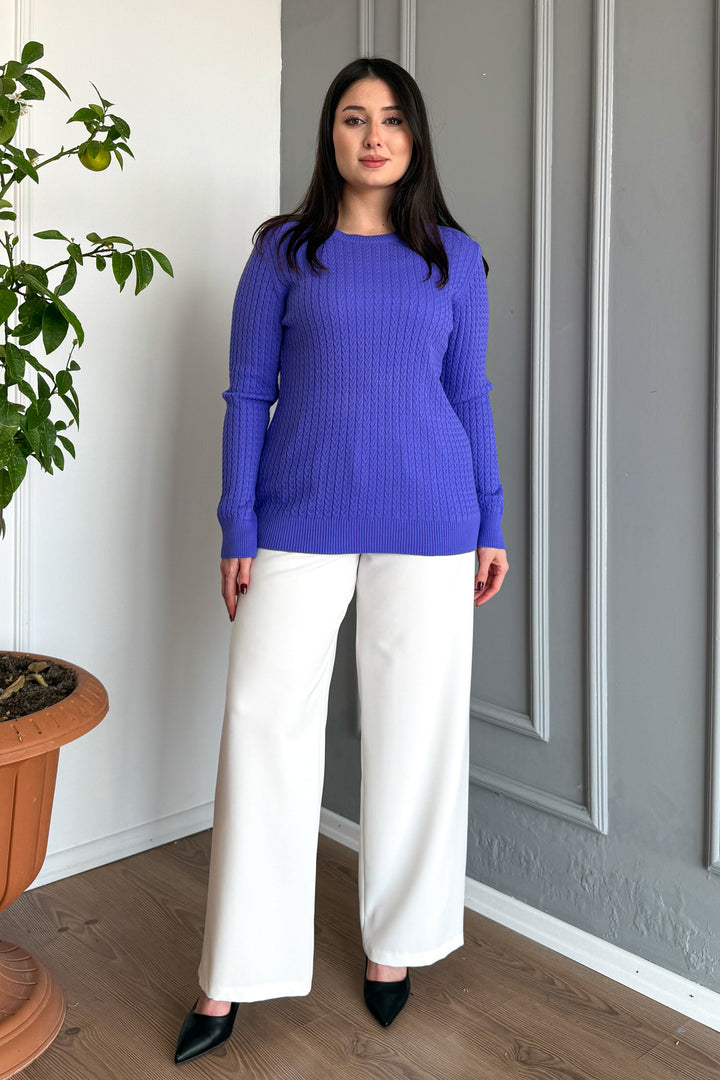 MPL Woman Twisted Knit Sweater 5484 - Ocala