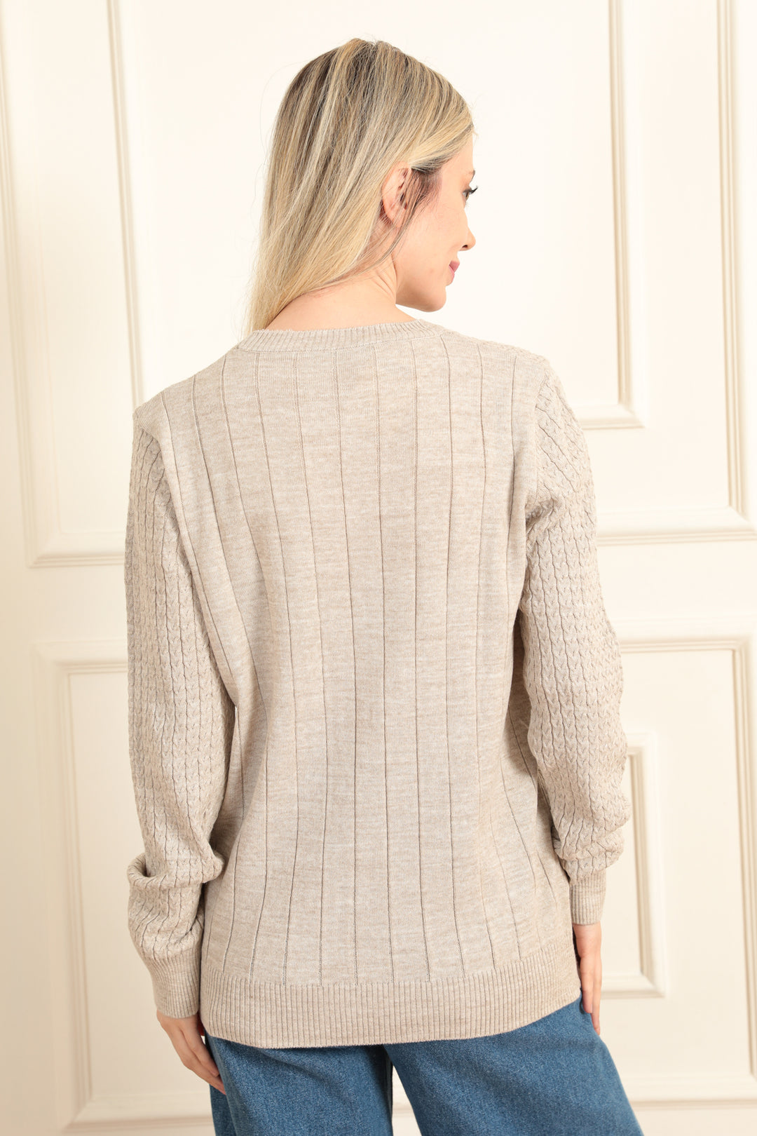 MPL Woman Twisted Knit Sweater 5484 - Temple