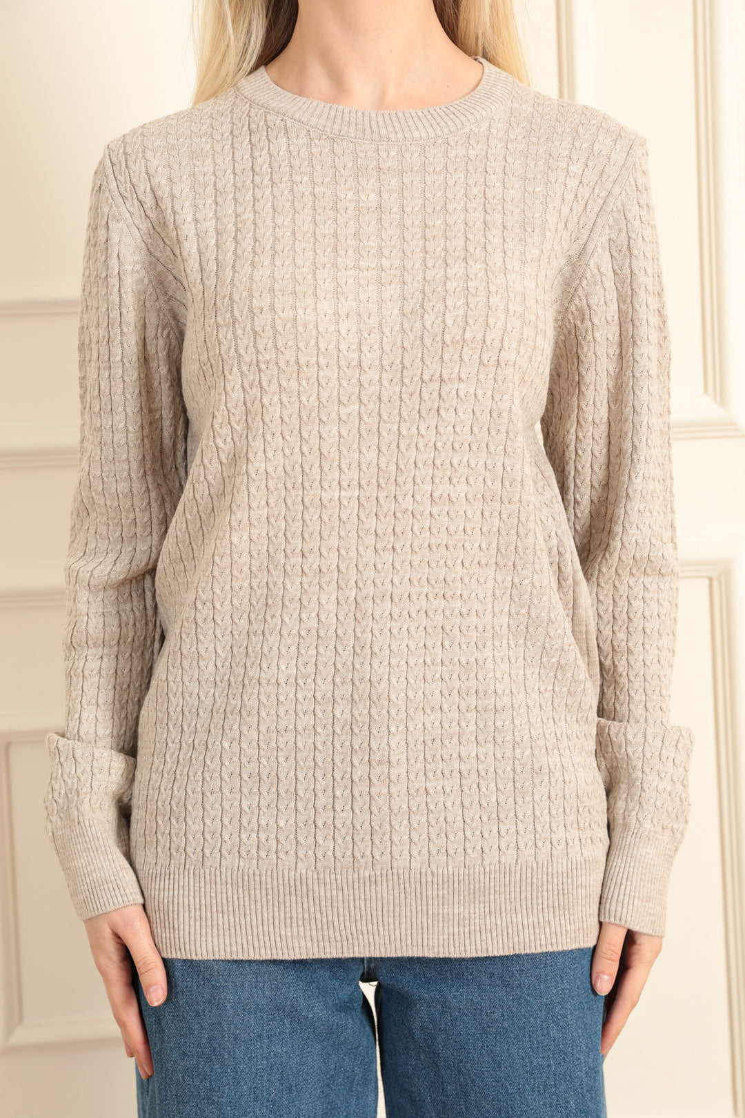 MPL Woman Twisted Knit Sweater 5484 - Temple